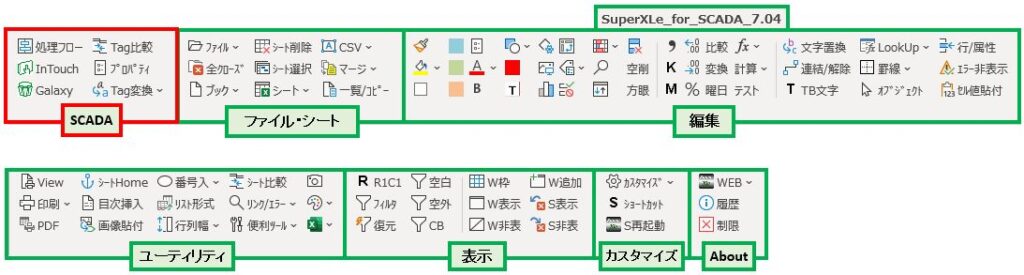 Superxle 100超の 使える 機能が満載の無料 Excelアドイン